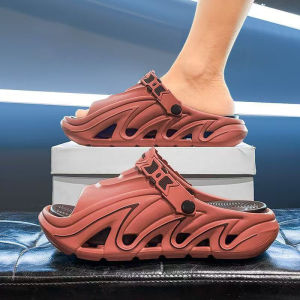 New MenS Thick-Soled Non-Slip Summer Outdoor Breathable Fashionable Versatile Beach Driving Sandals And Slippers