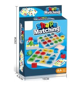 WTBS Mainan Anak SHAPE MATCHING GAME INCLUDE BELL Mainan Board Game Edukasi Puzzle Geometris Anak