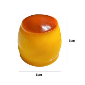 1PCS Pudding Squeeze Toys Food Shaped Squeeze Sensory Toy Rebound Soft Stress Relief Toy Creative Relaxation