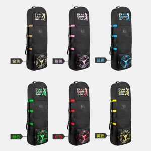 PLAYEAGLE Lightweight 900D Nylon Golf Travel Bag with Wheels Golf Bag Cover