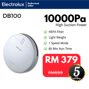 Electrolux DB100 LDS Laser Robot Vacuum Cleaner | Smart Mapping Powerful Suction Silent Cleaning