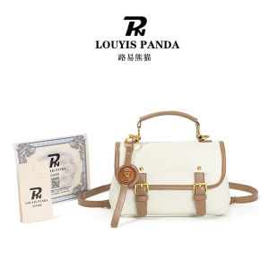 Grosir import jakarta 3106 Aff Tas Louyis Panda Free Certificate + Paper Bag + Tag Label + Gantungan Tas Ransel Wanita