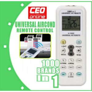 CEO Universal Aircond Remote Control 1000 In 1 For All Brands Air Conditioner All Brands All Model Air Conditioner