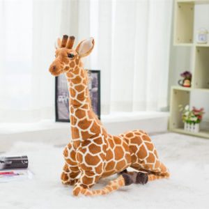 YOUSHI TOP Creative Soft Bedroom Decor Birthday Gift Giraffe Plush Toys Animal Dolls Simulation Giraffe Doll Stuffed Toy