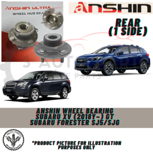 SUBARU XV (2018Y~) GT / FORESTER SJ5/SJG 100% (ANSHIN) WHEEL BEARING (REAR)
