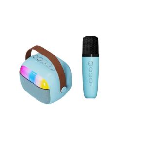 Loa Bluetooth Karaoke mini K30 Bản Nâng Cấp Tặng Micro Không Dây Biến Đổi Giọng Nói -Hàng Nhập