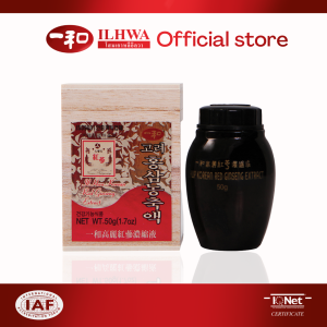 โสมแดงเกาหลี อิลวา หัวสกัดโสมแดง ขนาด 50 กรัม ilhwa korean red ginseng extract 50 g. โสมเกาหลีแท้ โสมอิลวา โสมสกัด
