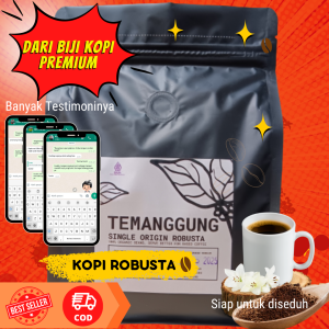 Kopi Temanggung Robusta Bubuk Murni Asli 100% Rasa Pahit Kuat 1kg