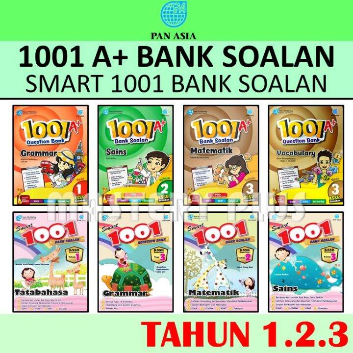 SMART 1001 BANK SOALAN TAHUN 1 2 3 | 1001 A+ BANK SOALAN TAHUN 1 2 3 ...