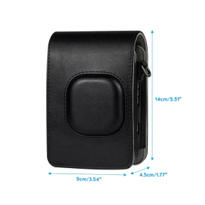 Retro Soft Mini Camera Case Bag PU Leathers Cover with Shoulder Strap For Mini LiPlay Instant Camera Case Replacement