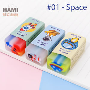 Tẩy cho trẻ em ít mảnh vụn gôm tẩy bút chì hoạt hình dễ thương A1998-C3