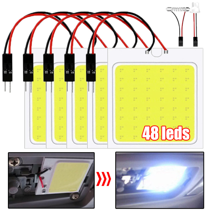 20pcs LED Interior Lights Bulbs Kit Car Trunk Dome License Plate Lamps 6000K