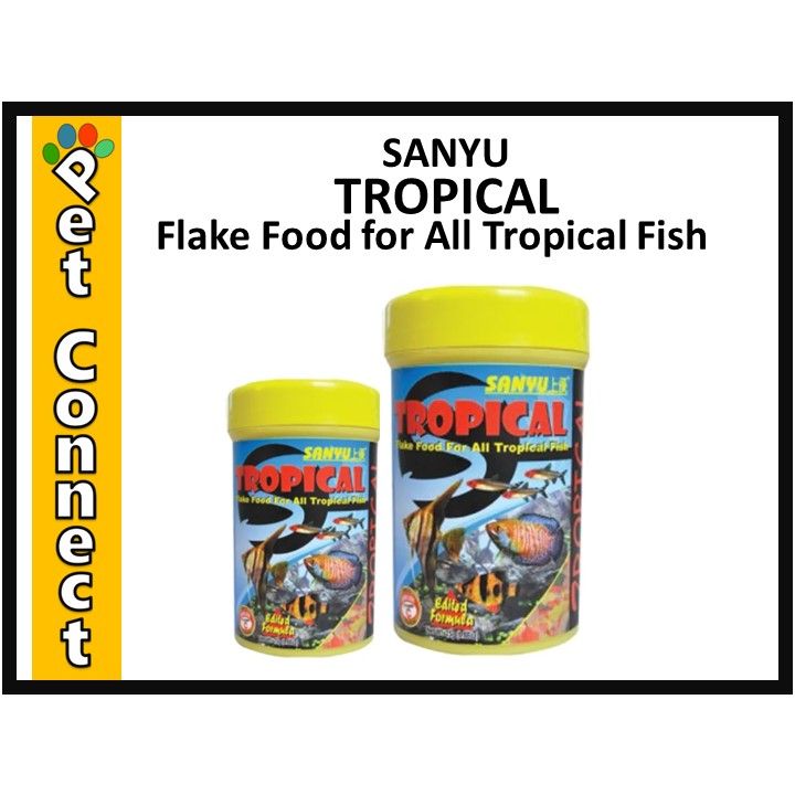 Sanyu TROPICAL Flake Fish Food Lazada PH
