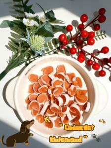 Chicken Cod Cheese Dog Treats 150g | Sushi Sandwich Shape Chewy Snack for Dogs