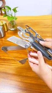 Locaupin 360° Rotating Organizer Plastic Storage Tray with Adjustable DividersCabinet Organizer for Home