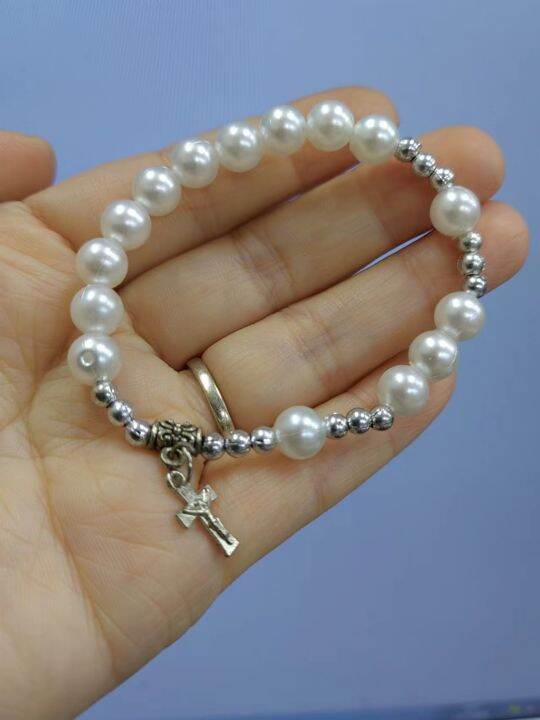 Pearl 2025 rosary bracelet