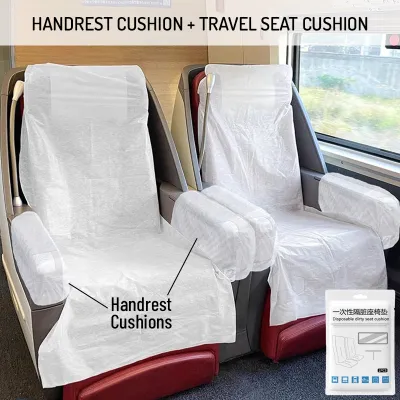 Frequent Travelers Disposable Travel Seat Cushion Dirt-Proof Anti-Infection Non-woven Lightweight Single-Use Travel