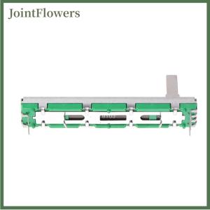 JointFlowers เครื่องผสมแบบเฟดเดอร์ขนาด60มม. เครื่องผสมโพเทนชิออมิเตอร์แบบเลื่อนปรับ B10K สองครั้ง