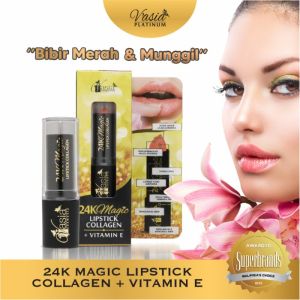 VASIA 24K MAGIC LIPSTICK COLLAGEN + VITAMIN E | LIP BALM TREATMENT