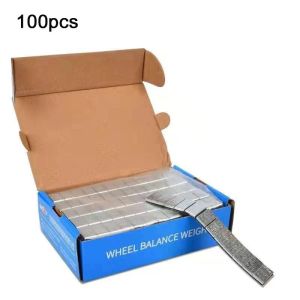 100PCS Wheel Balance Weights Car Motorcycle Alloy Wheel Adhesive Balancing Weight Strips 5gx12
