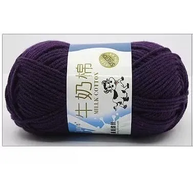 Benang Rajut Milk Catton 5Ply 1-50 Warna Lengkap/Benang Rajut 50 grams - Harga/Gulung