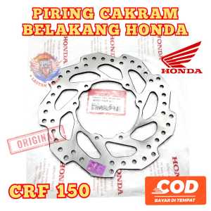 Piringan cakram Belakang K84 Motor Honda CRF 150 L CAKRAM REM DISK DISC PIRINGAN Brake Blake Ahm Kualitas asli original ori