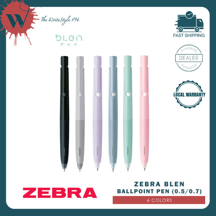 Zebra Blen Ballpoint Pens (0.5 / 0.7) | Lazada Philippines