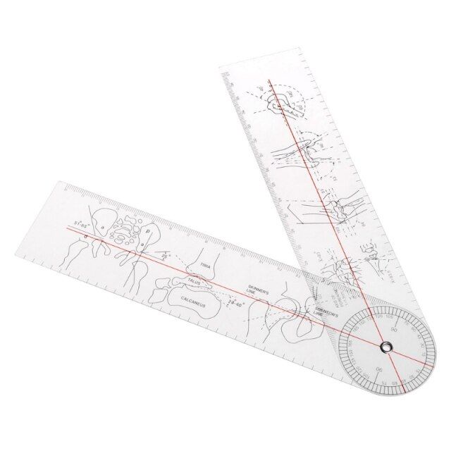 Long Jointing Ruler 【In-Stock】 Goniometer Angle Ruler Rule Joint Tool Instruments Plastic ...