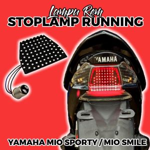 Lampu rem belakang Yamaha MIO tahun 2004 sampai tahun 2012 lampu stoplamp running kedip 8 mode