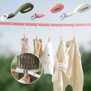 KANNERT Chống trơn trượt Dây phơi quần áo ngoài trời Chống gió Có thể điều chỉnh Dây treo cắm trại Tiện lợi Tiết kiệm không gian Dây đeo lưu trữ di động Chuyến công tác