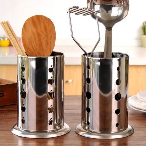 Ống đựng đũa inox hình táo 17 cm Cao Cấp
