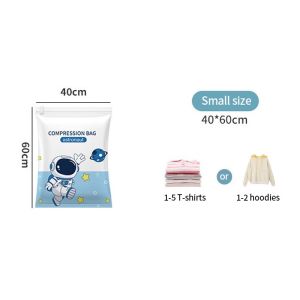 (HOME+) Thicken Vacuum Storage Bags Clothes & Quilt Organizer Travel Compression