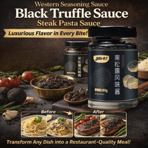 Wild Black Truffle Sauce Gourmet Truffle Paste 100% Wild Natural Flavor Authentic Italian Condiment Premium Gourmet Pasta Topping