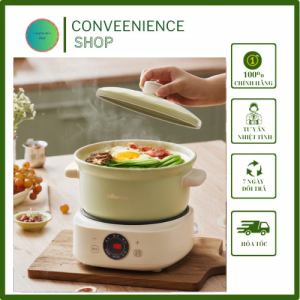 Nồi Nấu Chậm BEAR DSG-D30S1 Đế Rời Điện Tử Có Hẹn Giờ Thông Minh Màu Xanh- Bảo Hành 12 Tháng