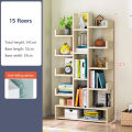 OUELET bookshelf bookcase book storage shelf floor bookshelf Wide storage space, convenient to use, multi-layered. 