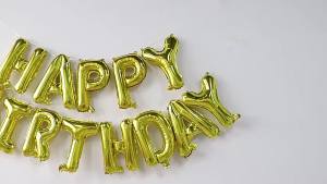 okek-13pcs HAPPY BIRTHDAY Balloons Decoration Foil Letter Balloon Set Happy Birthday Party Decorations Banner Supplies