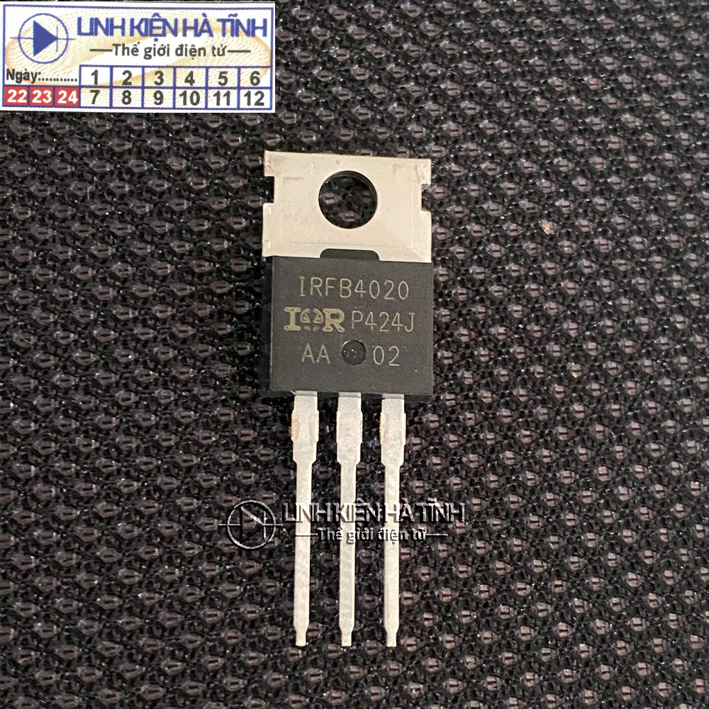 mosfet IRFB4020 FB4020 kênh N 18A 200V hàng mới tương đương IRFB4019-AG25
