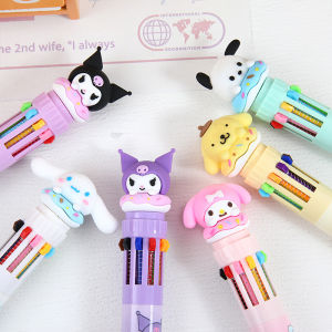 PULPEN 10 WARNA 3D DOLL SANRIO EDITION / PULPEN MEKANIK 10 WARNA LUCU KARAKTER BONEKA LUCU LG
