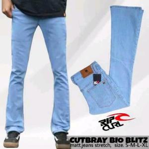 Celana jeans Cutbray Pria Bioblit / Biru Muda
