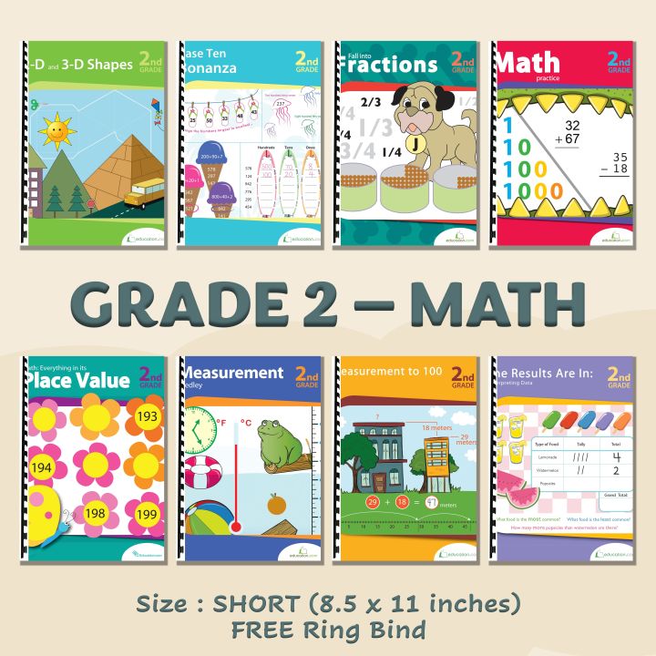 GRADE 2 MATH (Worksheets / Workbooks) | Lazada PH