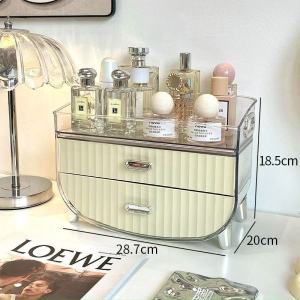 Transparent Makeup Box Cosmetic Box Makeup Tools Storage Drawer Organizer Desktop Rack Beauty Skin Care Jewelry Storage Box化妆收纳盒