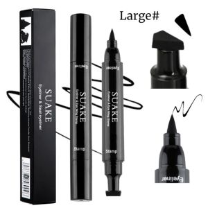 Stamp Eyeliner Lazy 1 step eyeliner Cat eye eyeliner Waterproof Black Liquid Eyeliner Cat Eye Pencil Big Eyes Makeup Long Lasting Eye Liner Pen Fast Dry