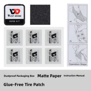 West Biking    Glue-Free Bicycle Tire Repair Kit