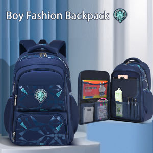 School Bag For Boy Kid Backpack New Fashion Children Schoolbag Waterproof Large Capacity Boys Bags For Grade 1-6 Primary School Students