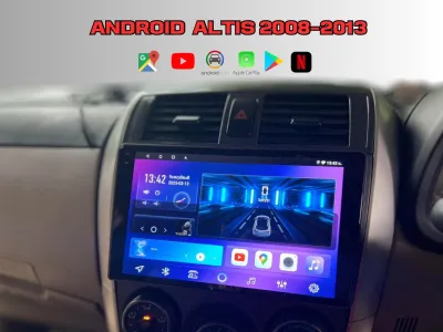 จอแอนดรอย์ altis 2008-2012 พร้อมกล้องถอยหลัง