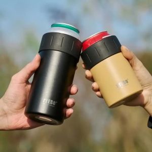 2026 TYESO 12/18oz Stainless Steel Insulated Beer Bottle & Can Cooler Coke beer mug Keep Warm/Cold Double Wall Beverage Cooler Cup