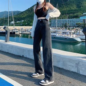 Tsion ขายดีสุด💥 กางเกงยีนส์ขากว้างเอวสูง กางเกงยีนส์แฟชั้นทรงหลวม สายสตรีทห้ามพลาด ใส่ชิคๆคลูๆ สาวๆต้องมีติดตู้กันแล้วน้าาา🌈