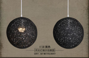 GGMM   Ball Personality led Chandelier   Lamp in the Living Room Restaurant Chandelier Bar Creative Chandelier Rattan Spherical Birds Nest Chandelier