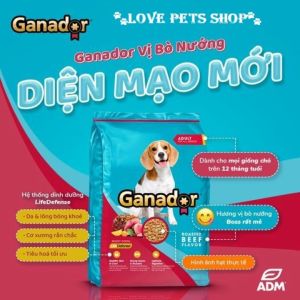 Thức ăn hạt cho Chó thương hiệu Ganador (Gói 400gram)- Love Pets Shop