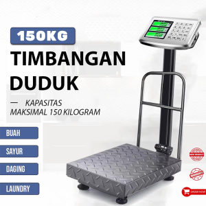 PROMO Timbangan Duduk Digital 150kg/200kg/300kg Timbangan Barang Model Lipat Electronic Platform Scale